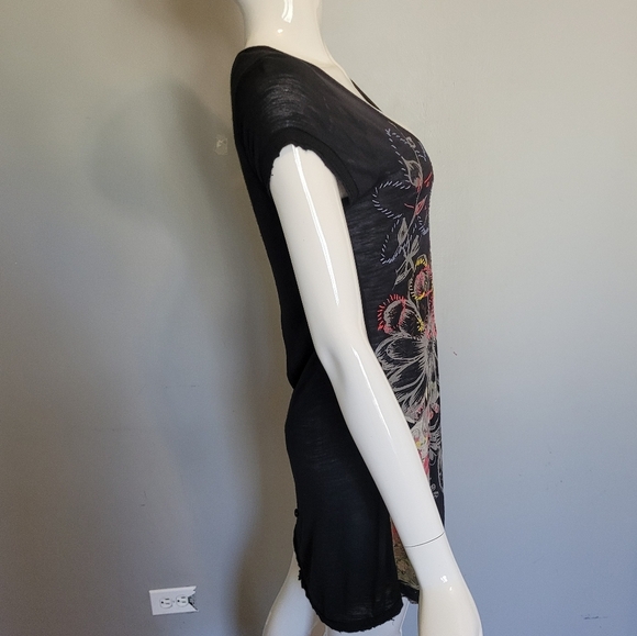 Vintage Desigual Mini Dress with Button Back, GUC, Size M - Picture 2 of 11